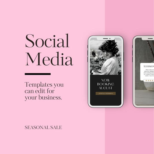 Editable Social Media Templates